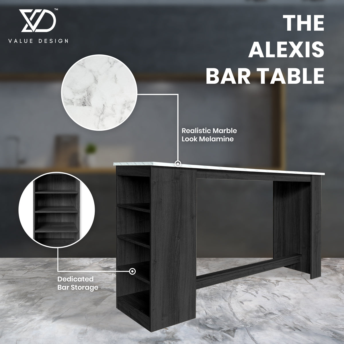 Alexis Bar Table