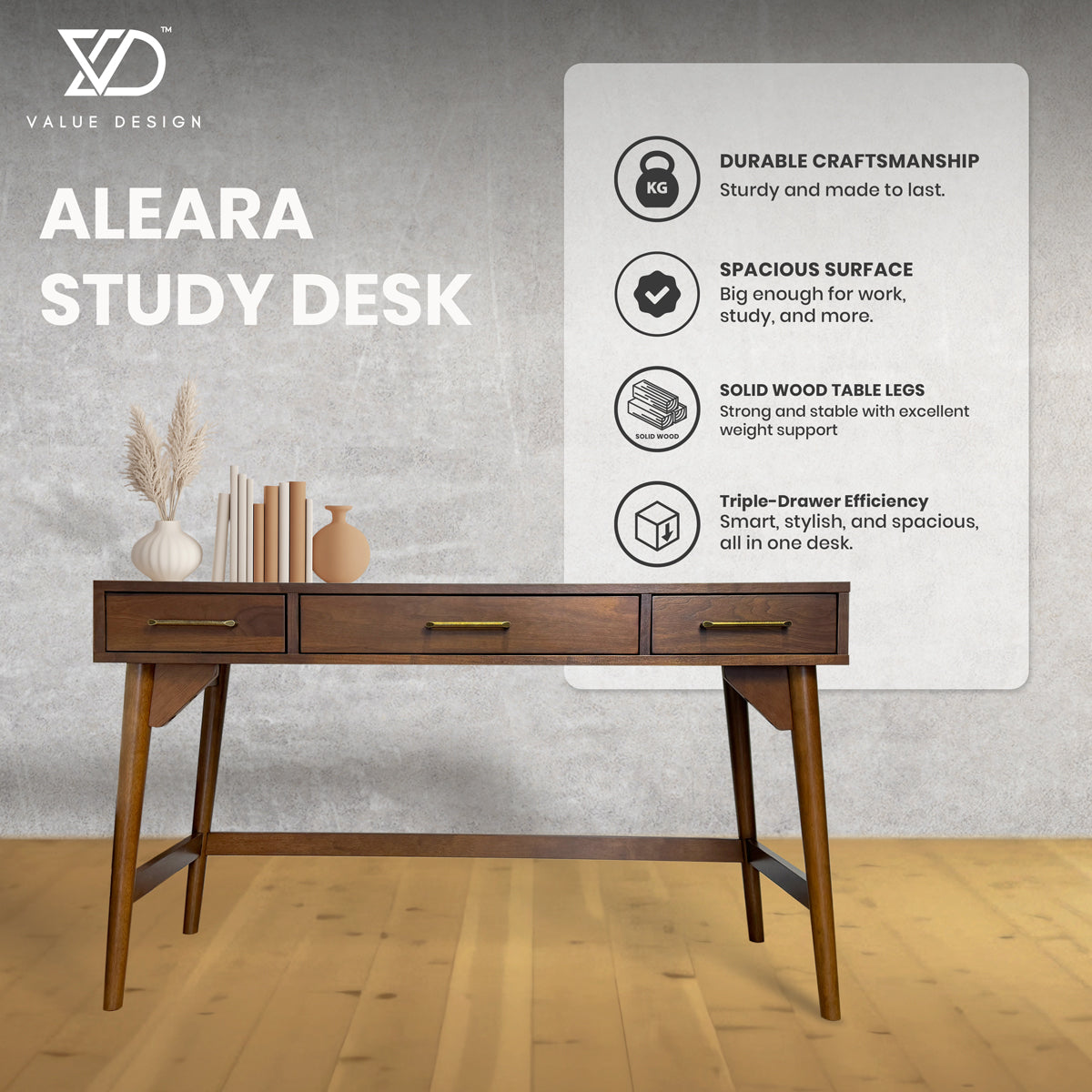 Aleara Study Desk