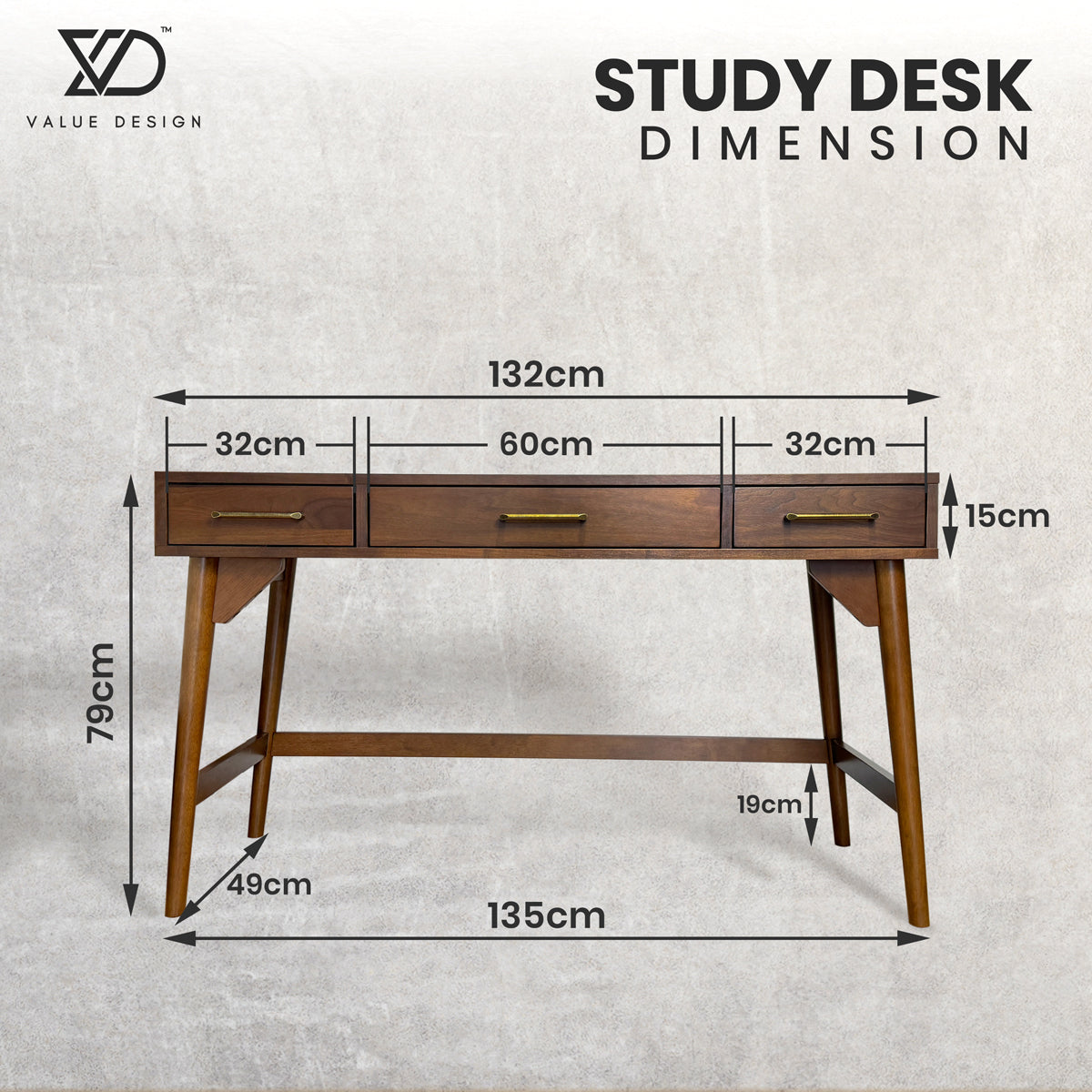 Aleara Study Desk