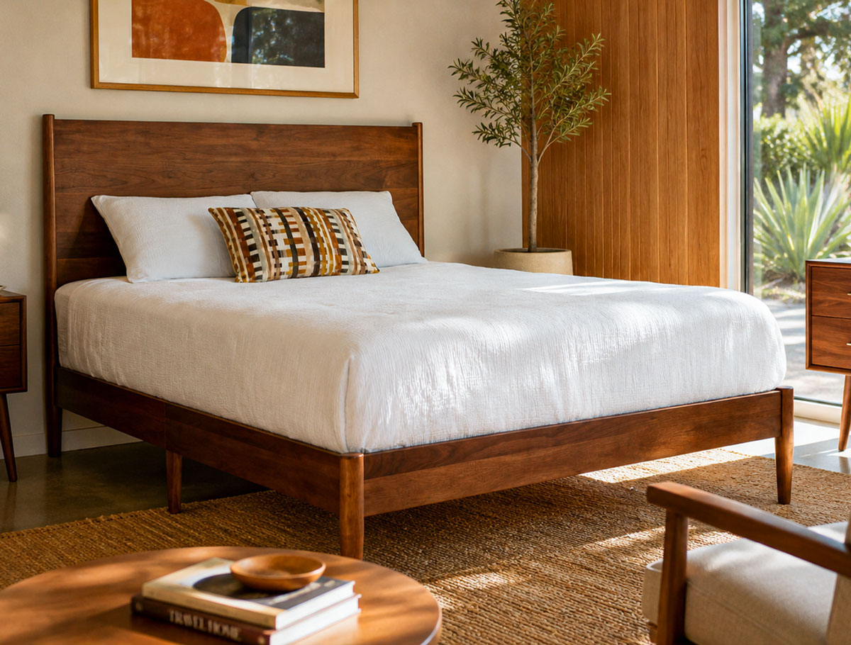 Lifestyle scene of Aleara bedroom set