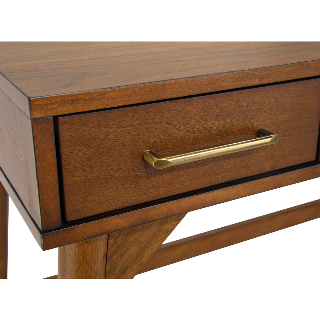 Aleara Study Desk drawer detail view